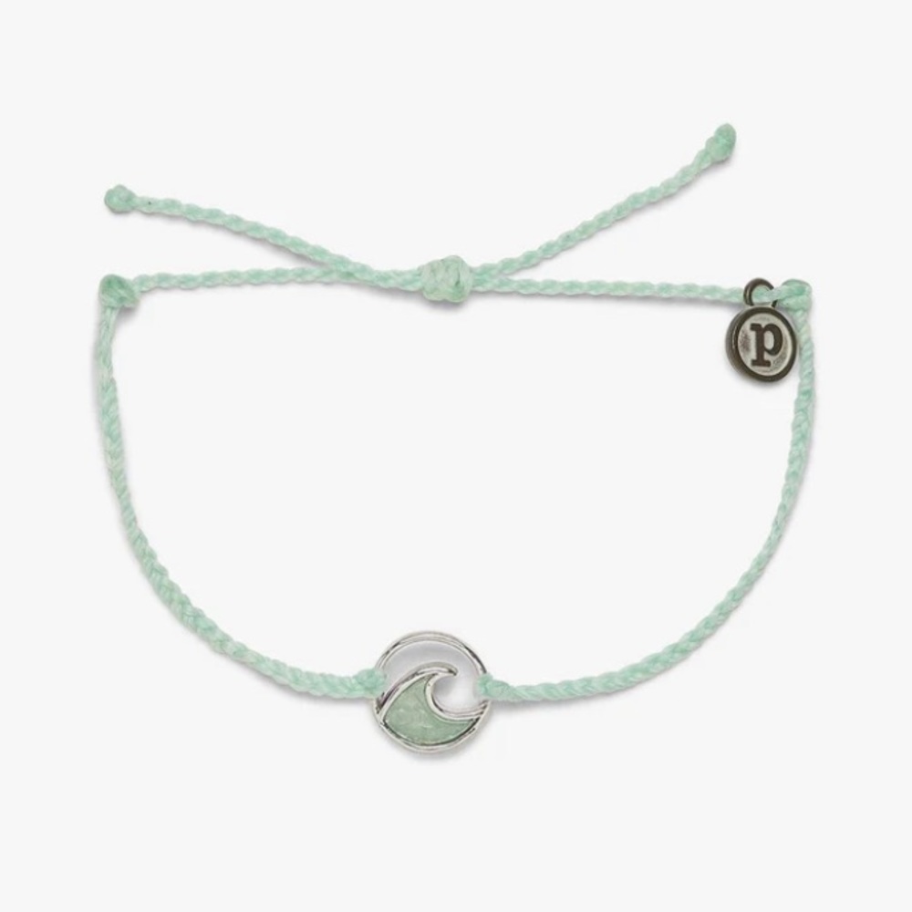 NEW - Pura Vida Opaque Resin Wave Silver - Winter Fresh.